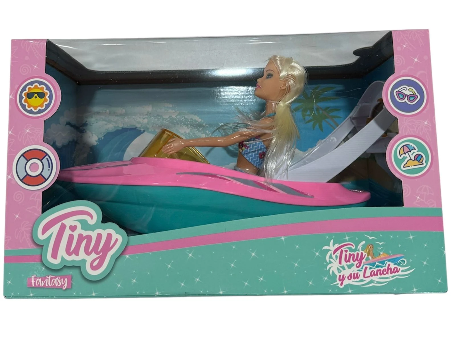 Tiny y su lancha