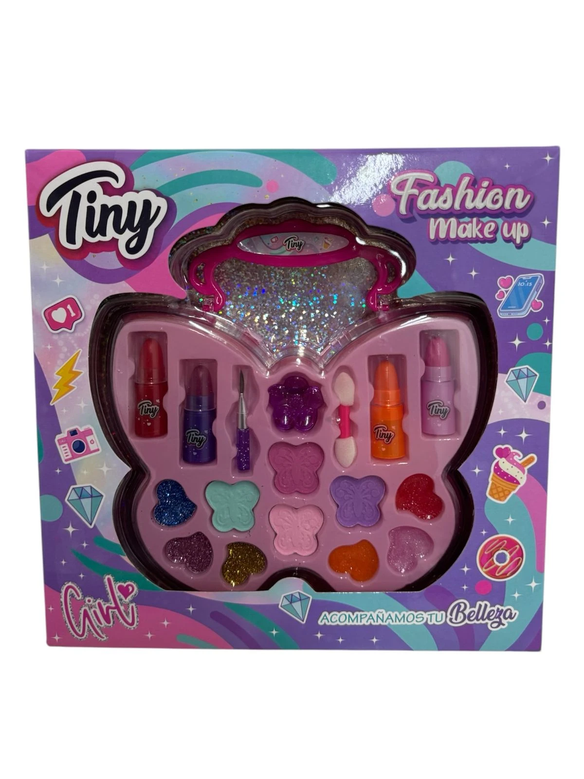 Maquillaje Tiny mariposa caja