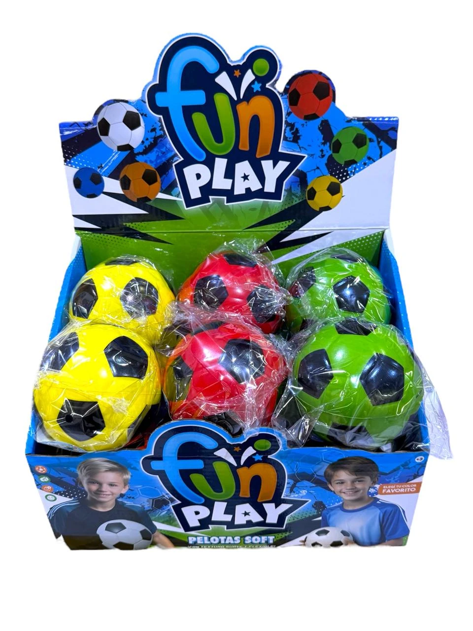 Pelota soft fútbol 1 color