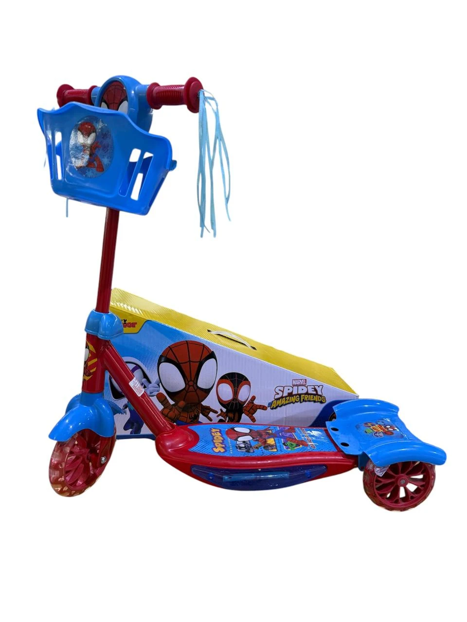 Monopatin Spidey c/ luz y sonido