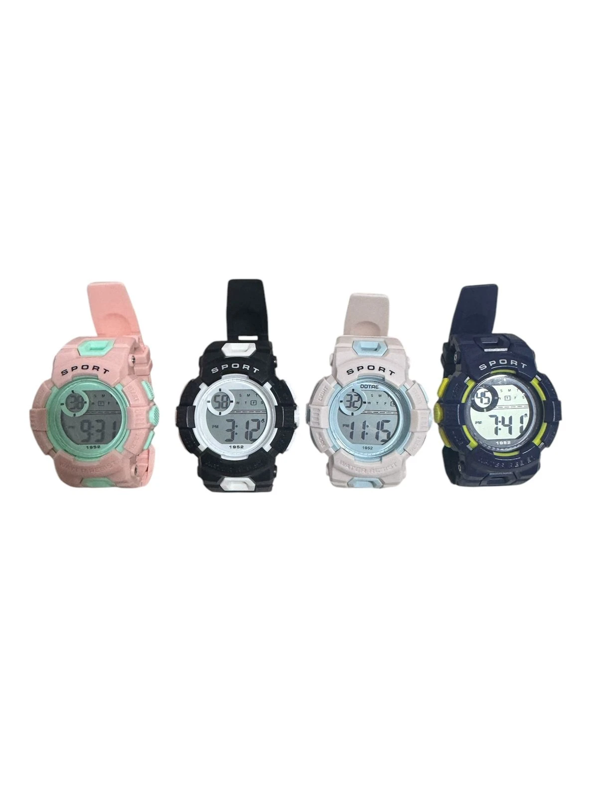 Reloj digital con luz