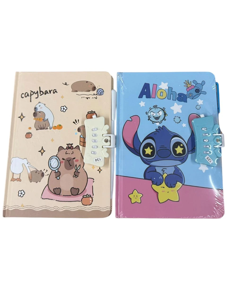 Cuaderno candado con birome stich y capi