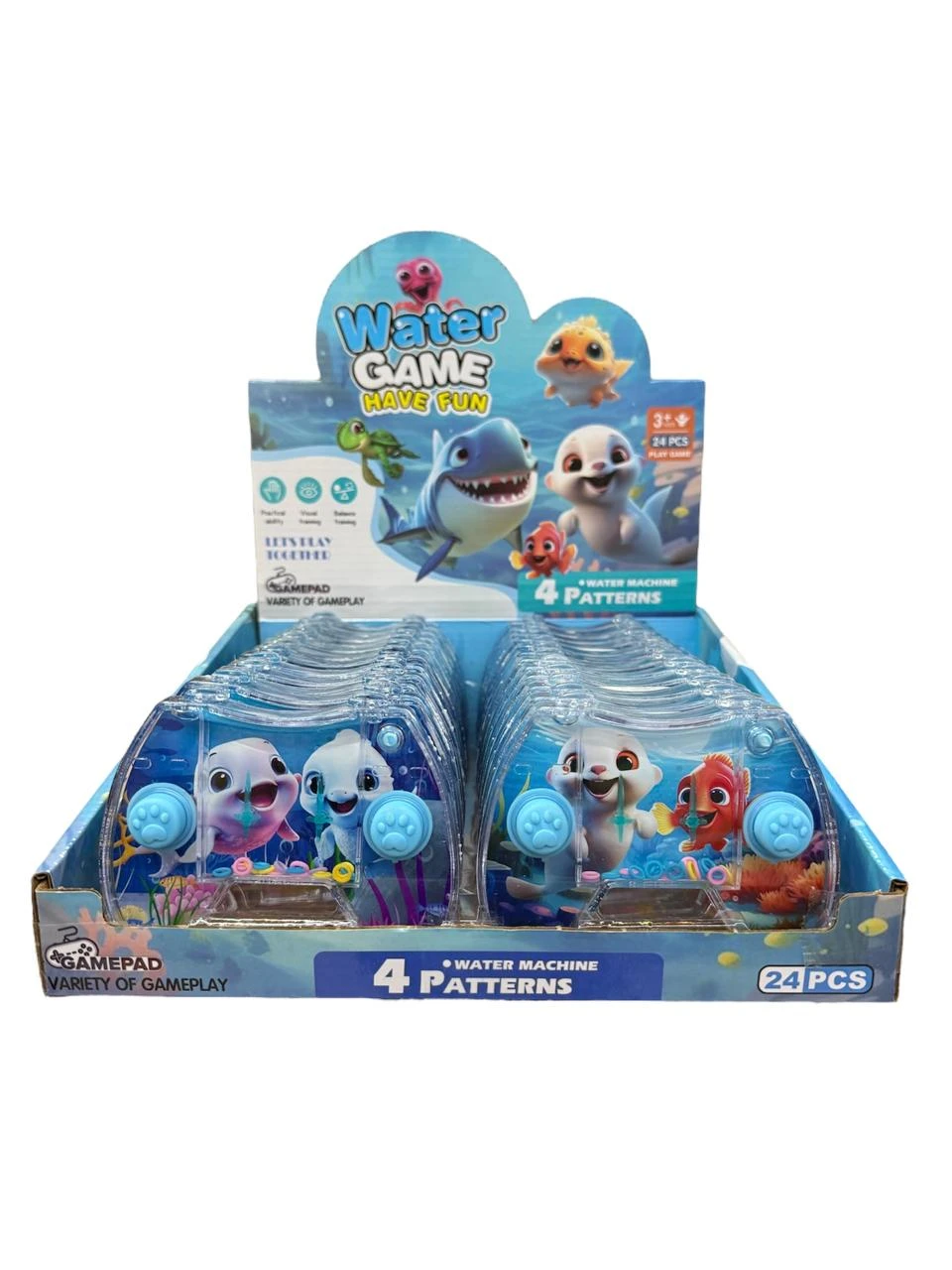 Juego de agua mar