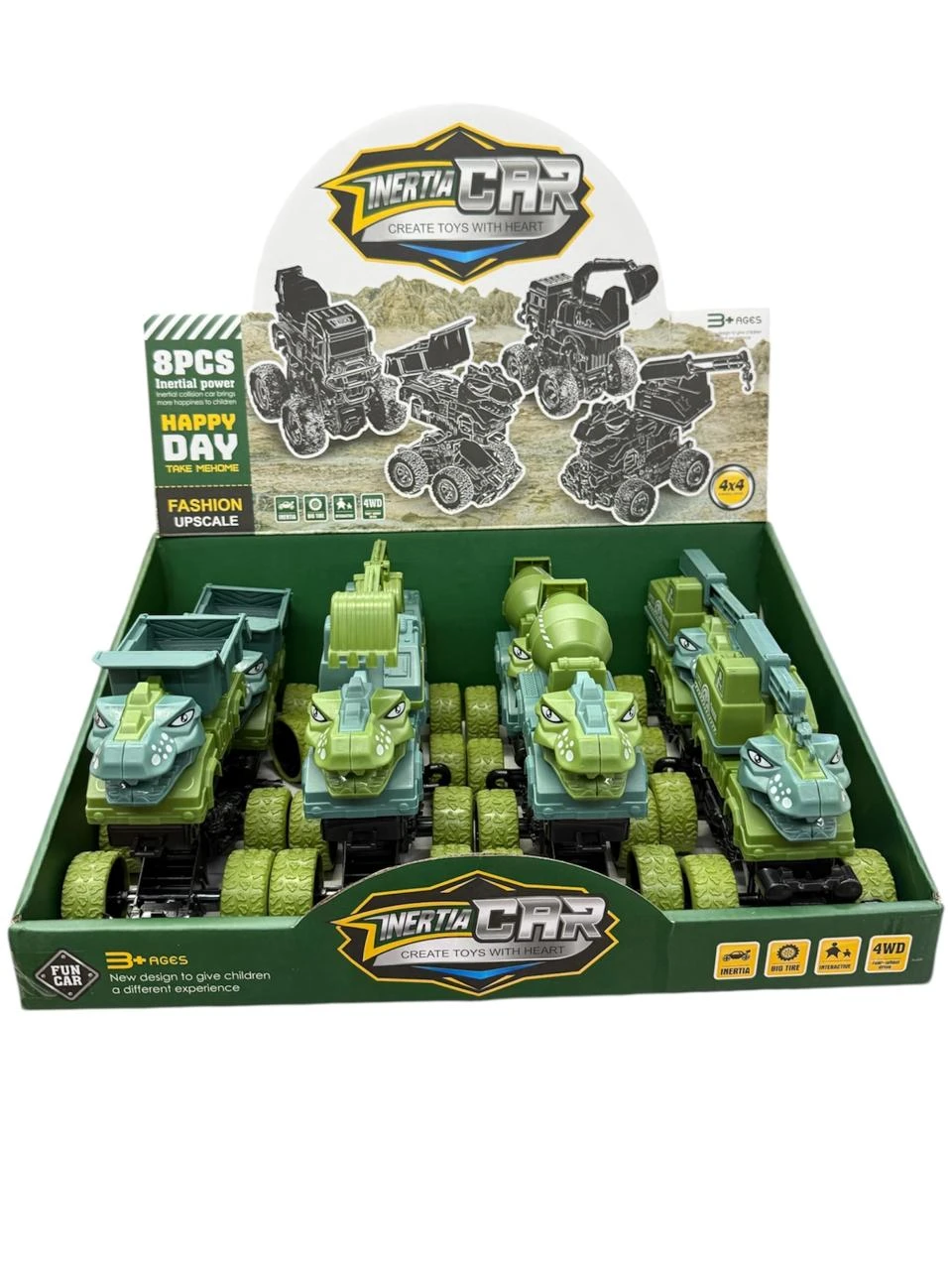 Camion monster dino contruccion