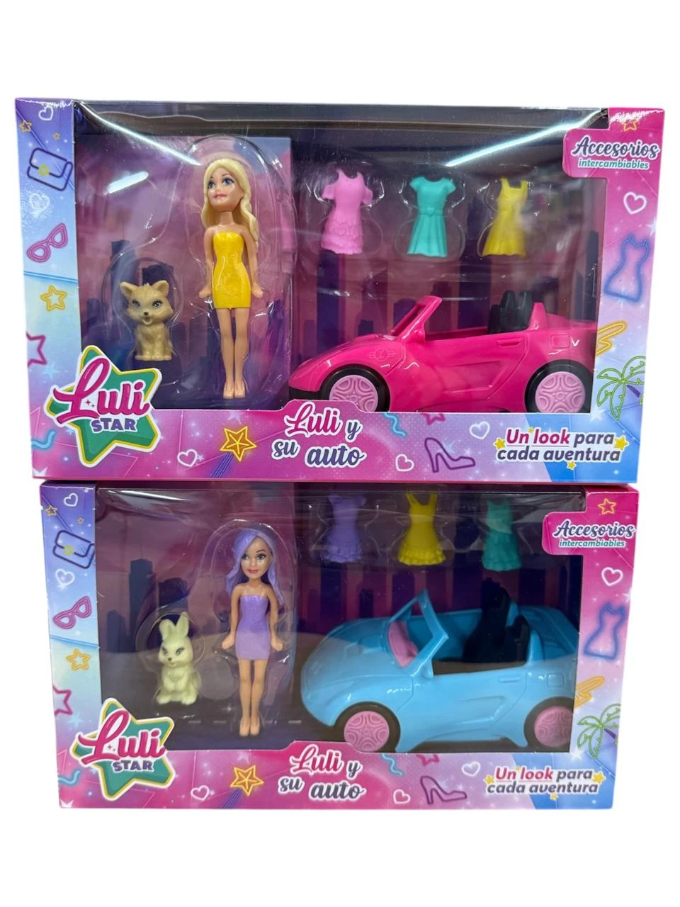 Luli star y su auto