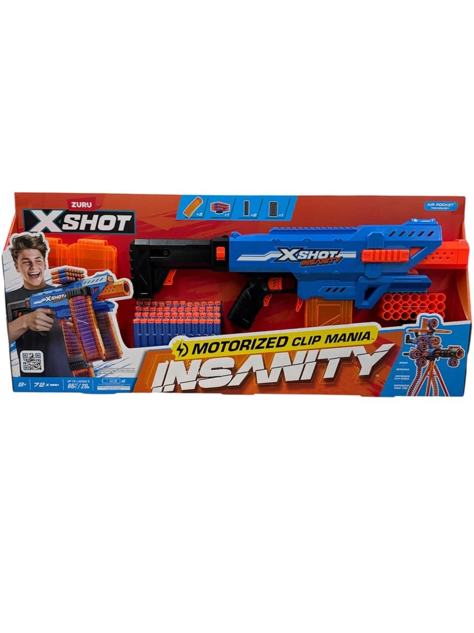 Xshot Insanity motorized clip mania