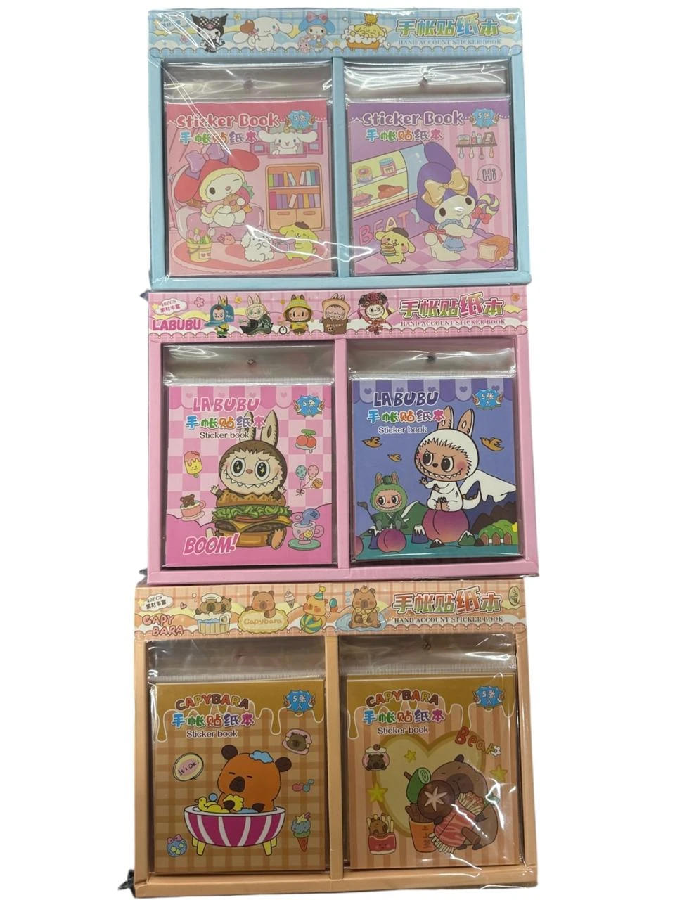 Libro con stickers personajes ch