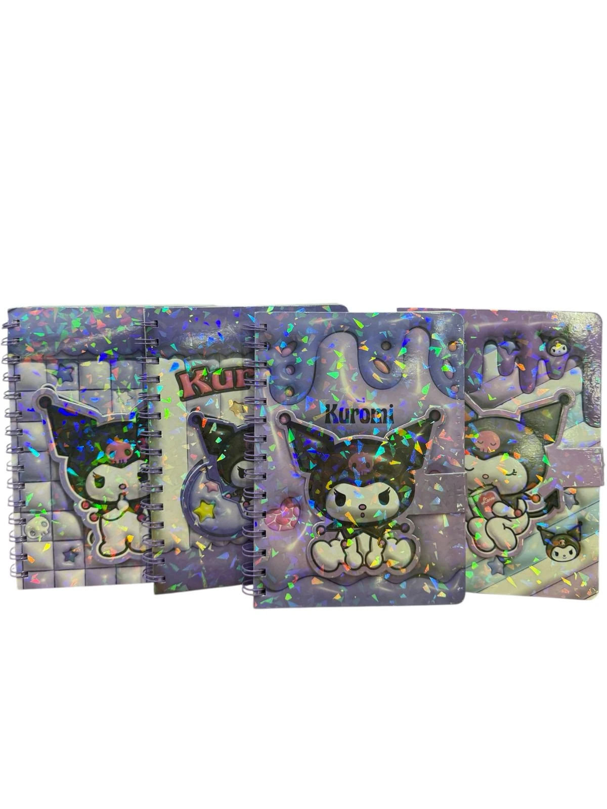Cuaderno kuromi con brillos