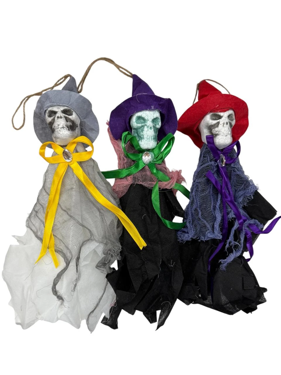 Calavera con disfraz decorativa