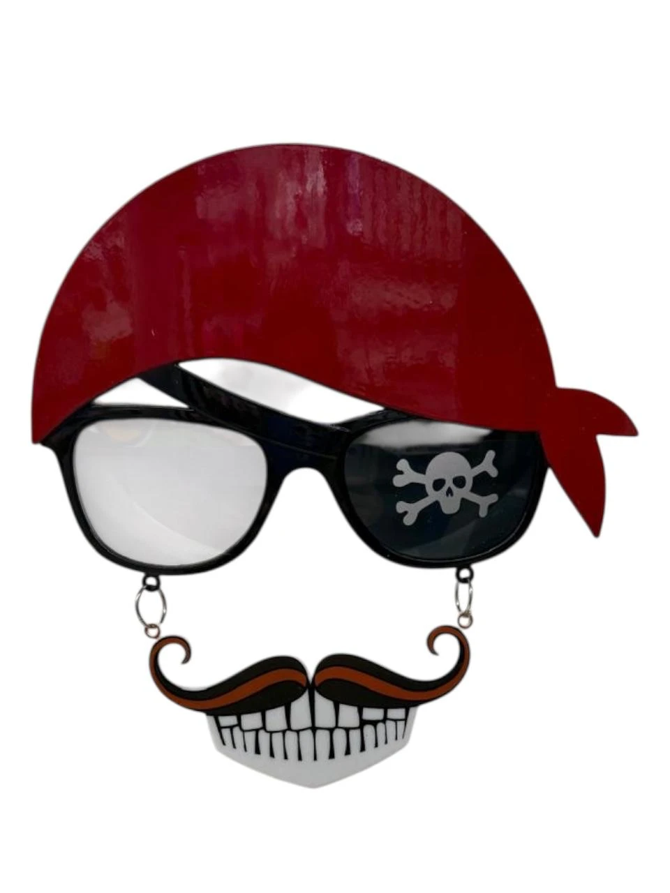 Lente pirata con bigotes
