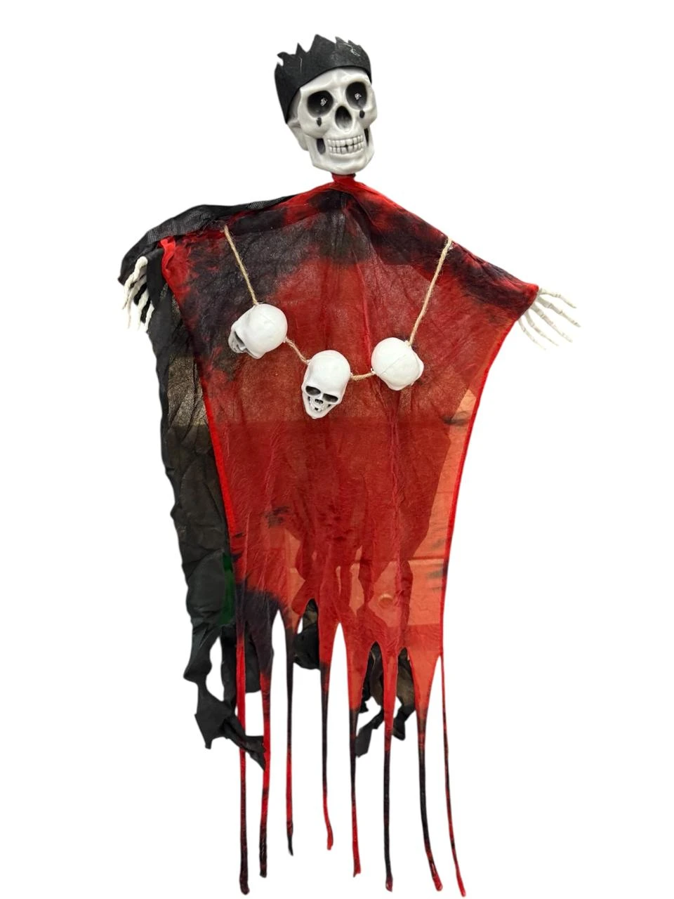 Calavera con luz y sonido decorativa
