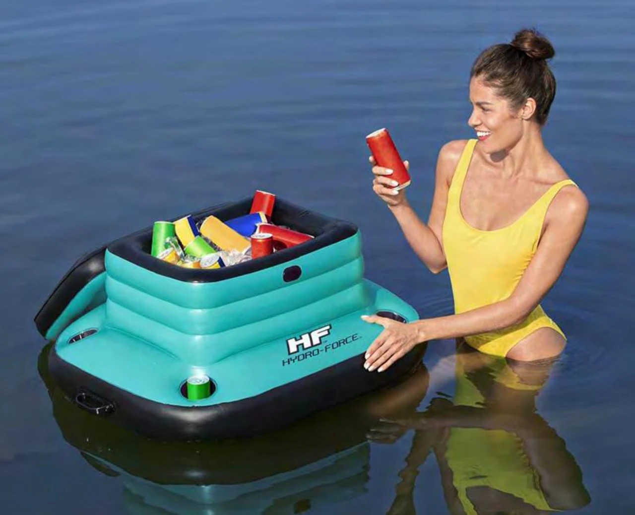Hielera deportiva inflable