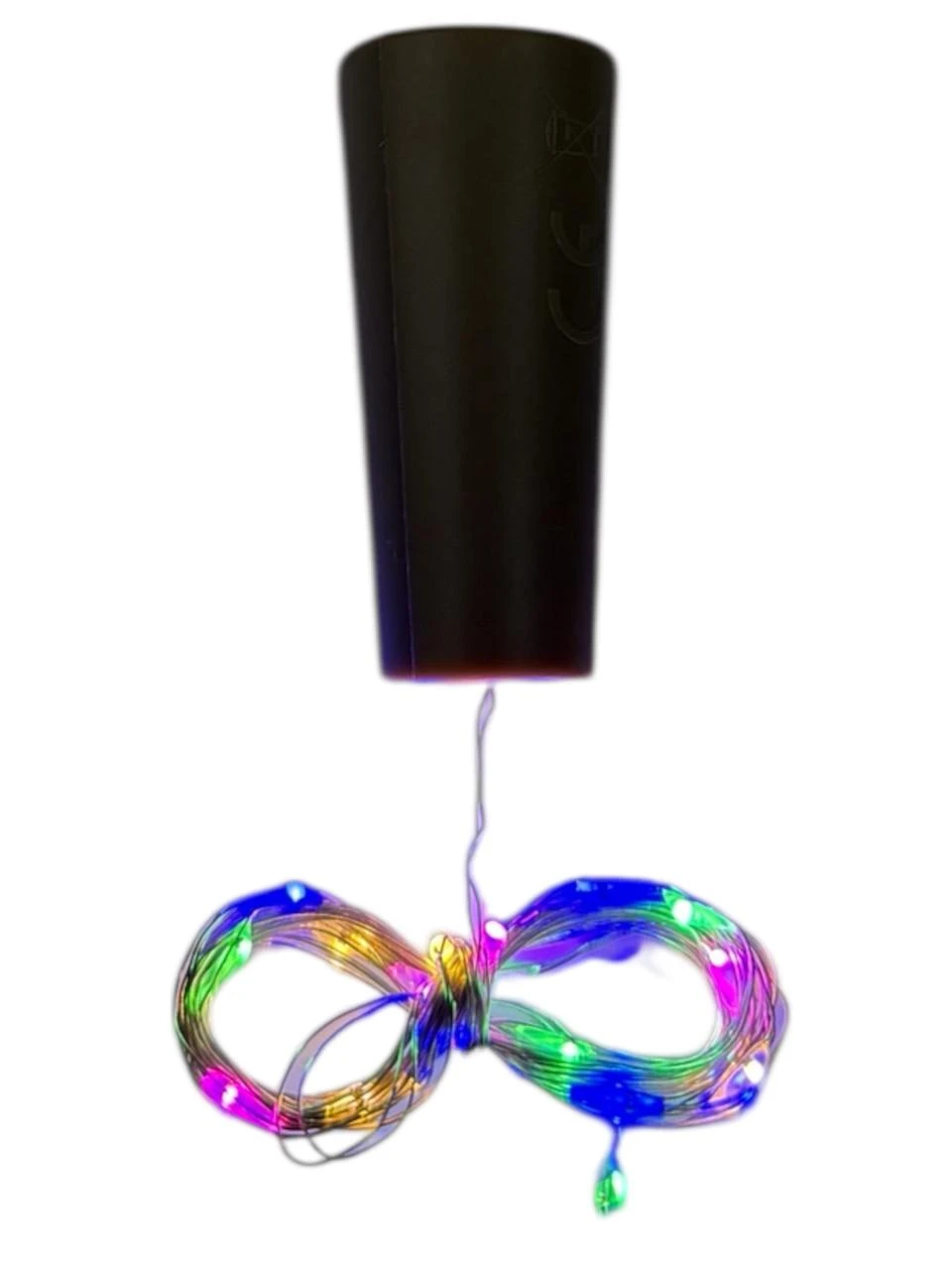 Luz corcho multicolor 2m