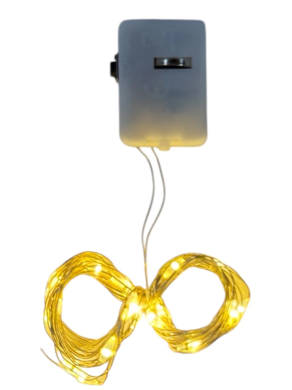 Luz alambre calida 2m c/ pilas