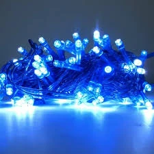 Guirnalda led 100 luces azules 10m