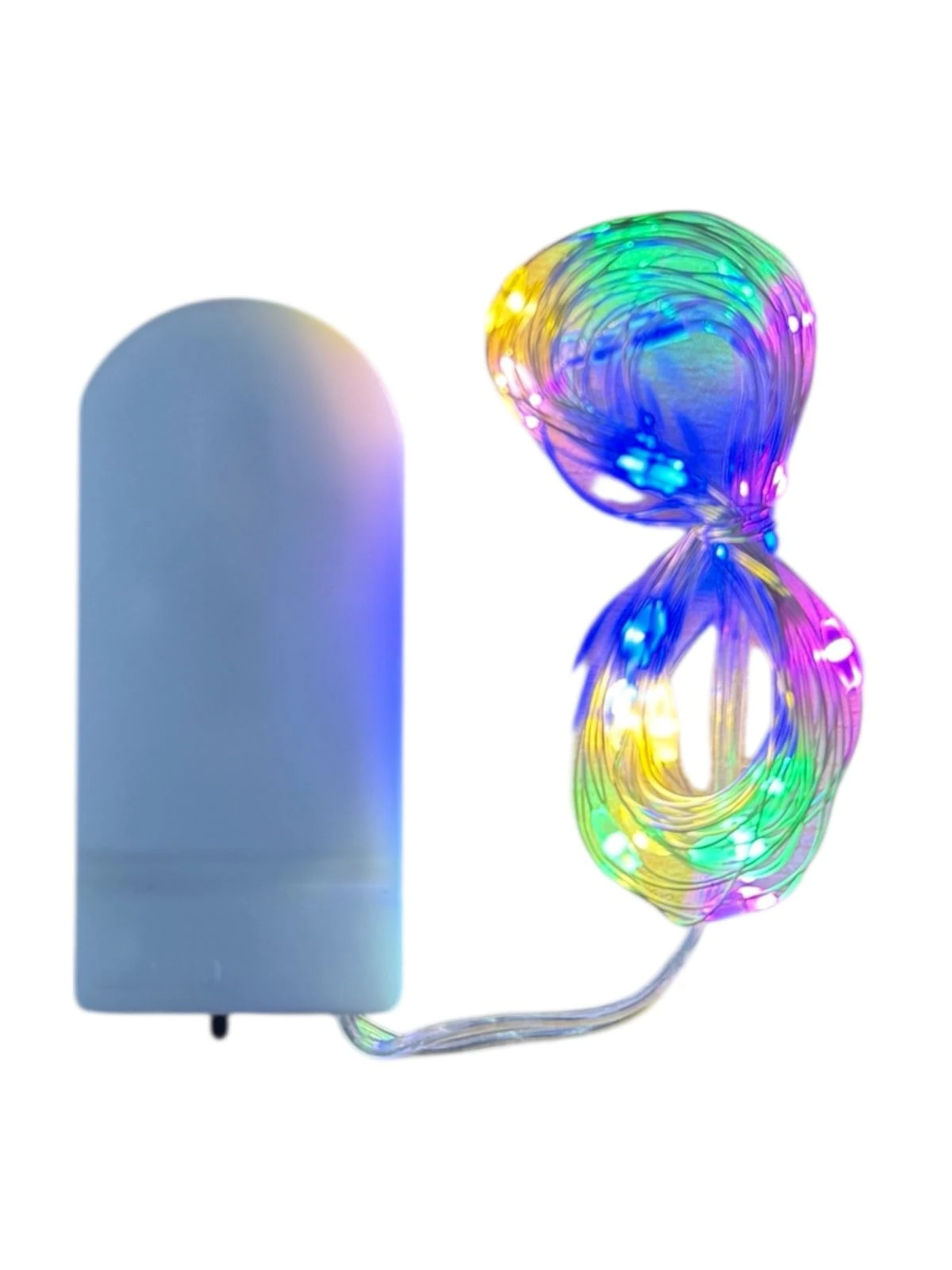Luz alambre led multicolor 2m