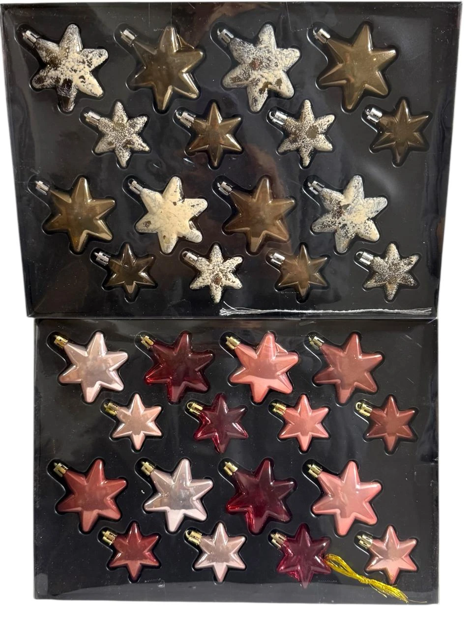 Caja estrellas colgantes x16