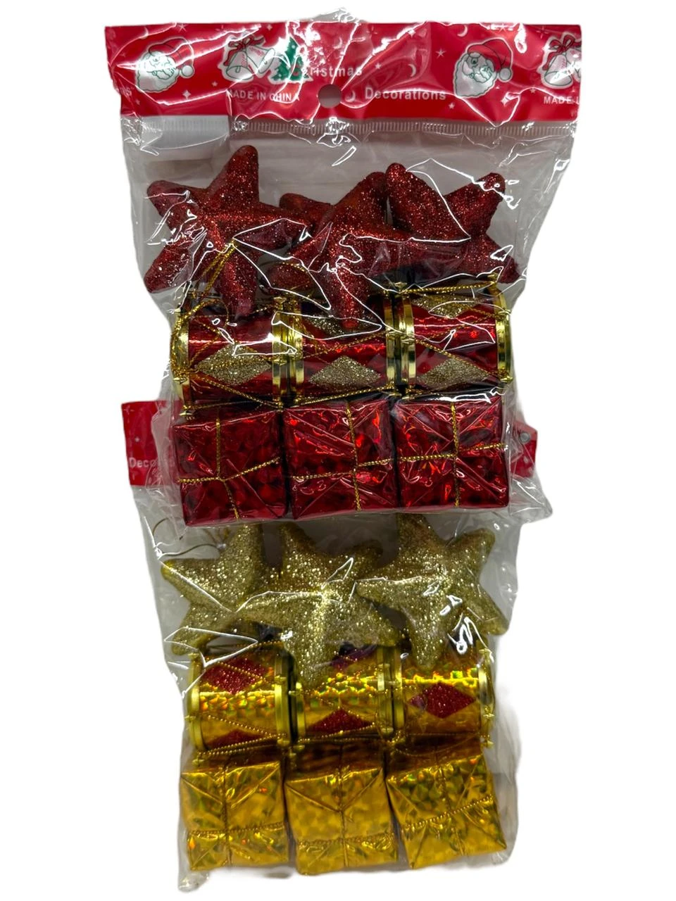 Set adornos navidad x9