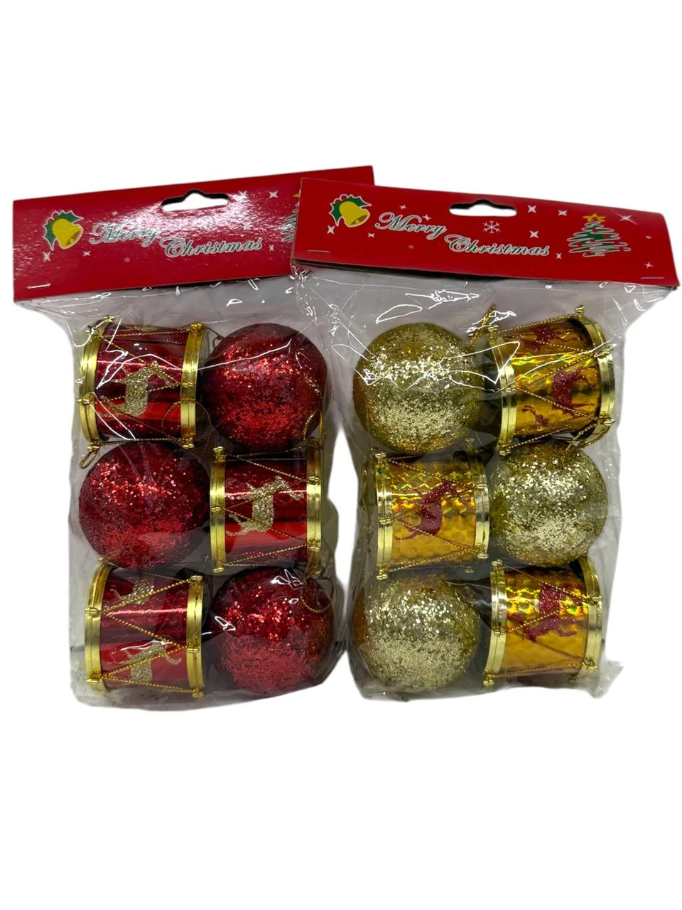 Set bolas y tambores x6