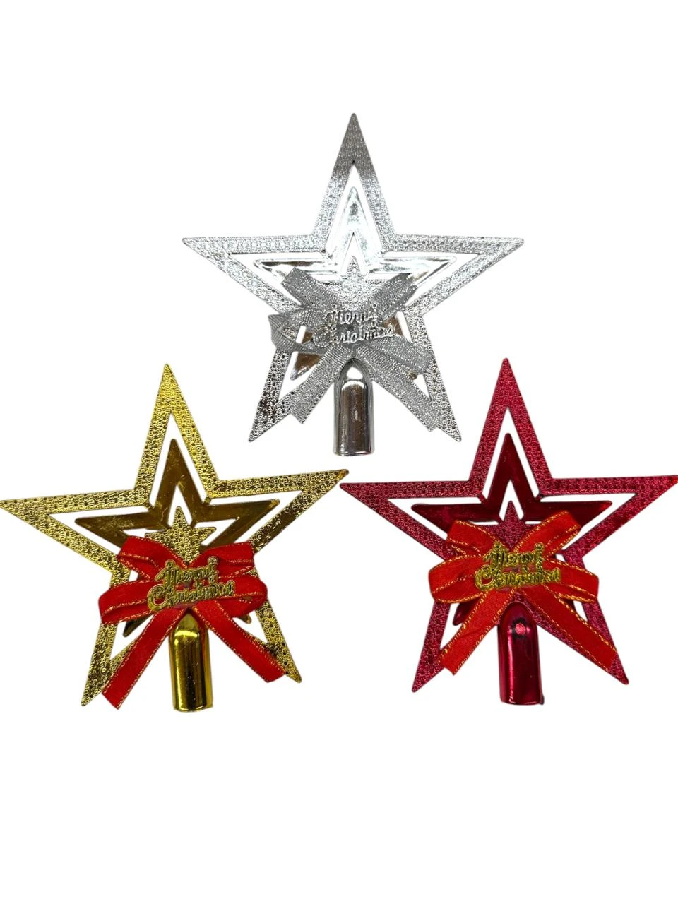 Puntal estrella con moño 15cm