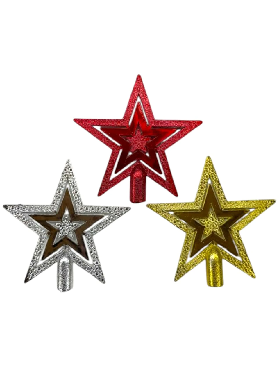 Puntal estrella brillante 9cm