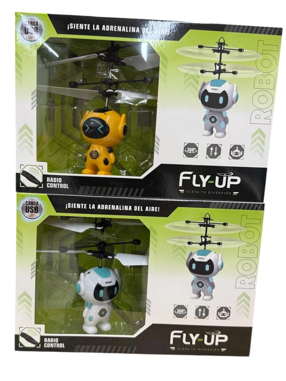 Dron helicoptero robot