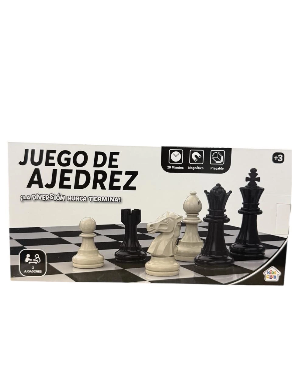 Ajedrez magnetico plegable