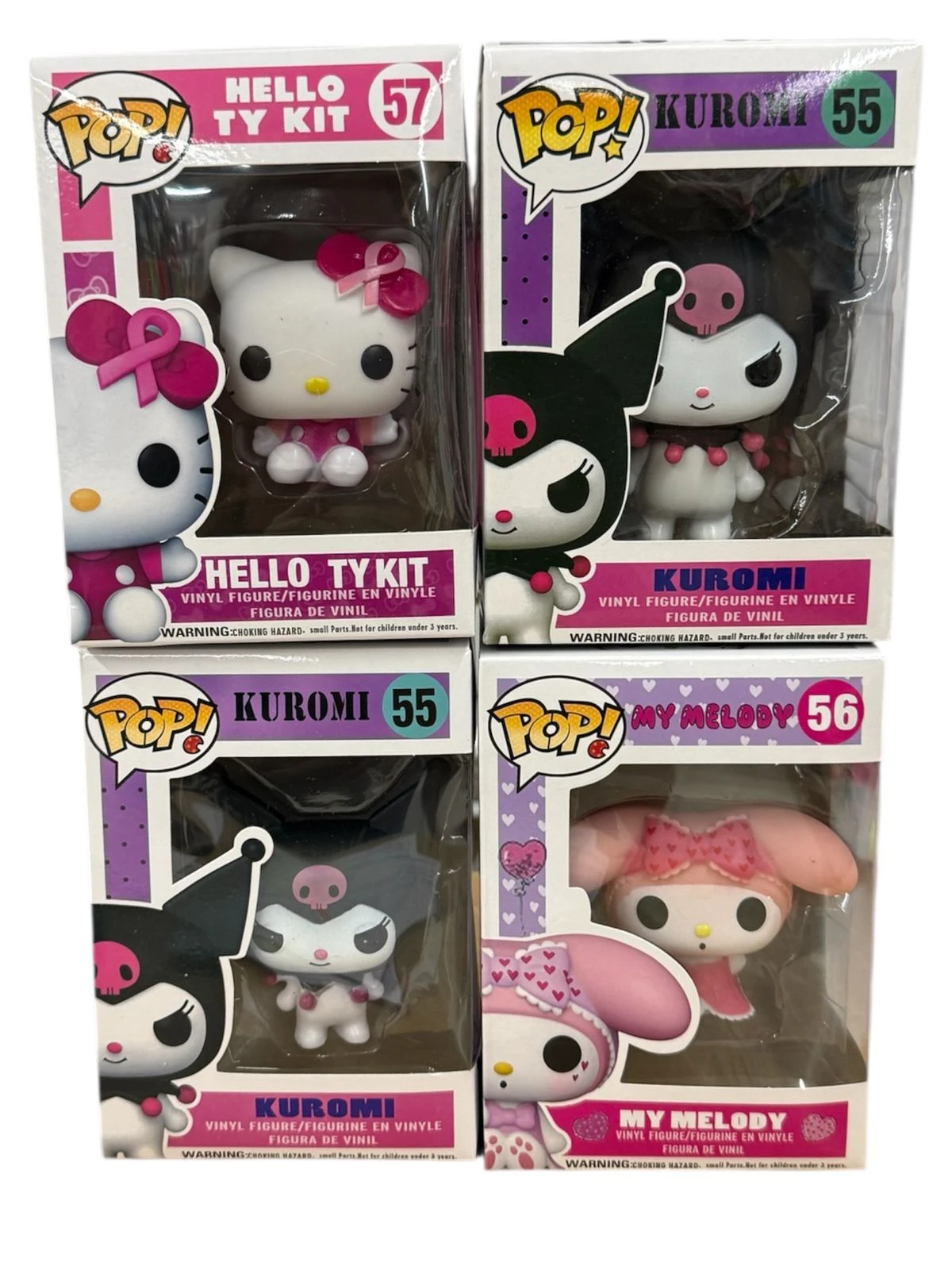 Pop Kuromi, kitty y my melody