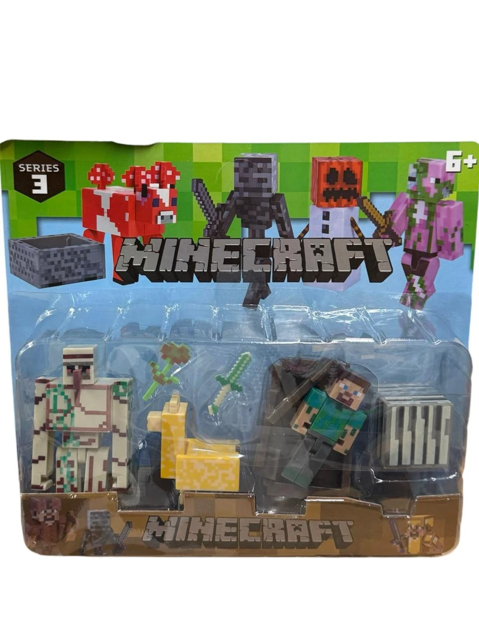 Minecraft x3 c/ cubo
