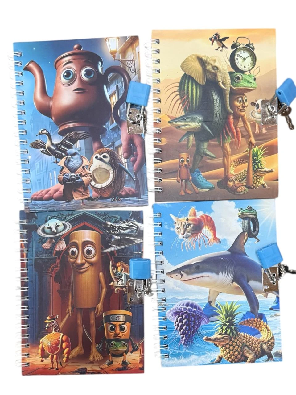 Libreta con candado italian brainrot
