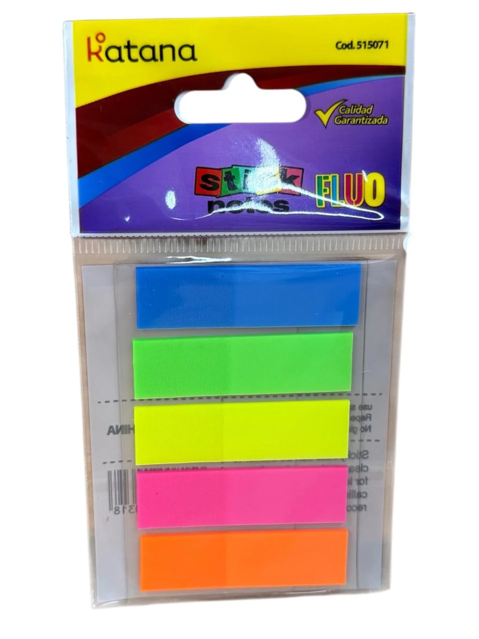 Stick de notas x5 colores