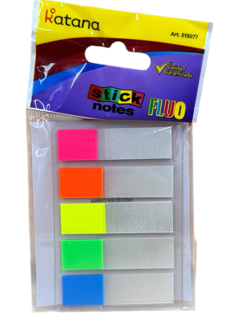 Stick de notas x5 colores