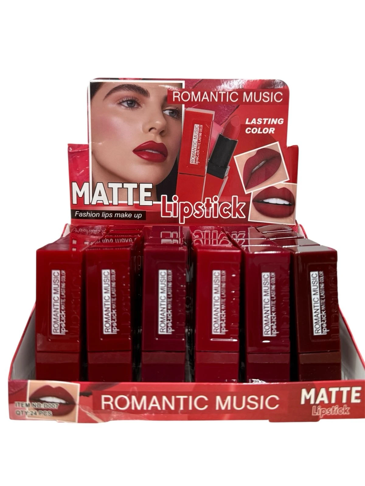 Labial barra tonos rojos