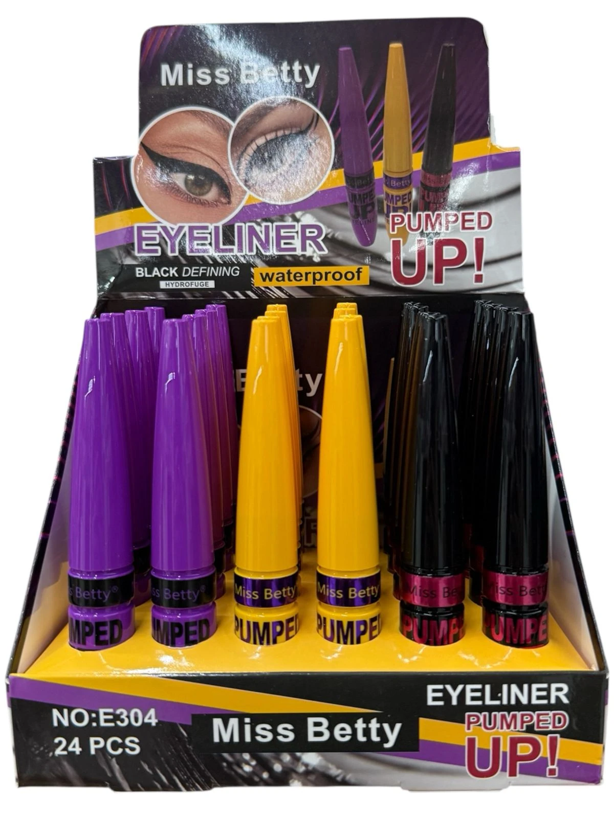 Delineador negro pumped
