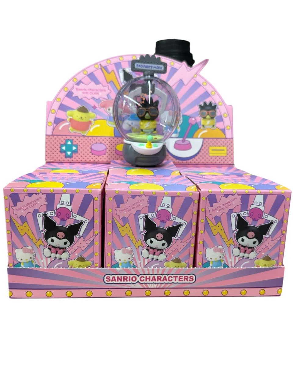Maquina la garra c/ muñeco sorpresa kuromi