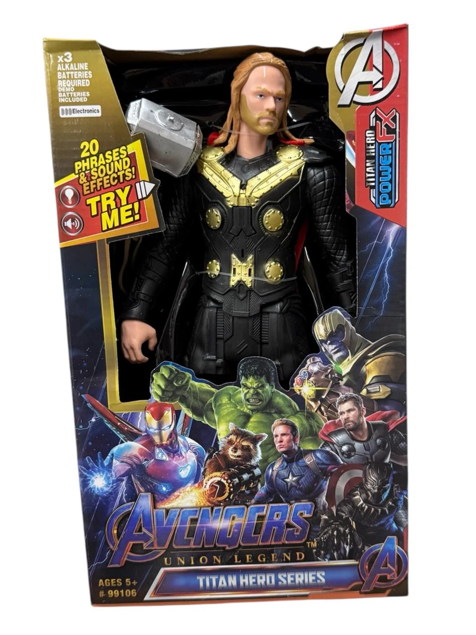 Super heroes en caja grande