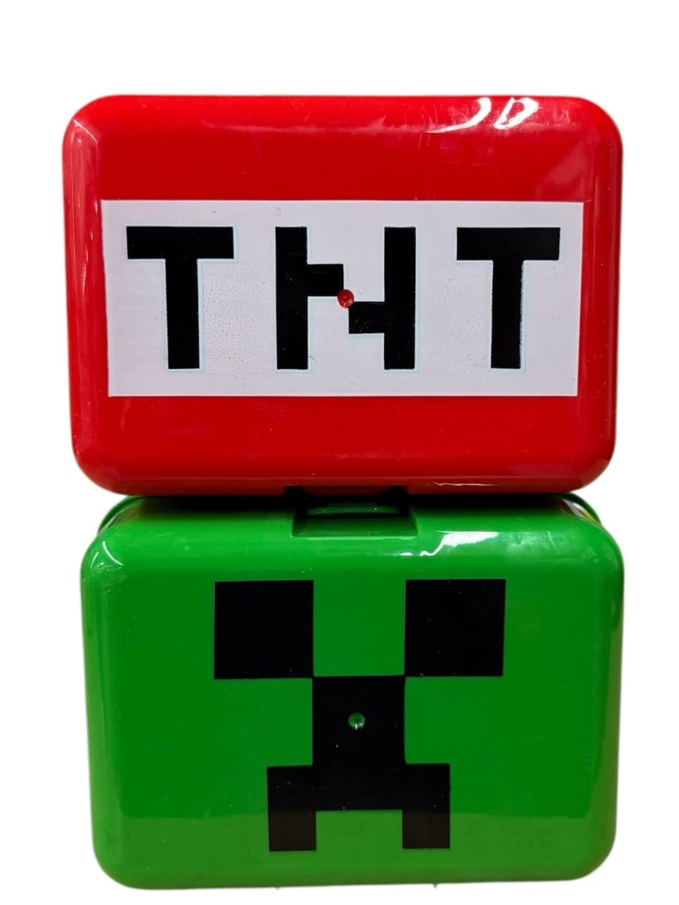 Cubo imantando minecraft 80 pcs c/ contenedor