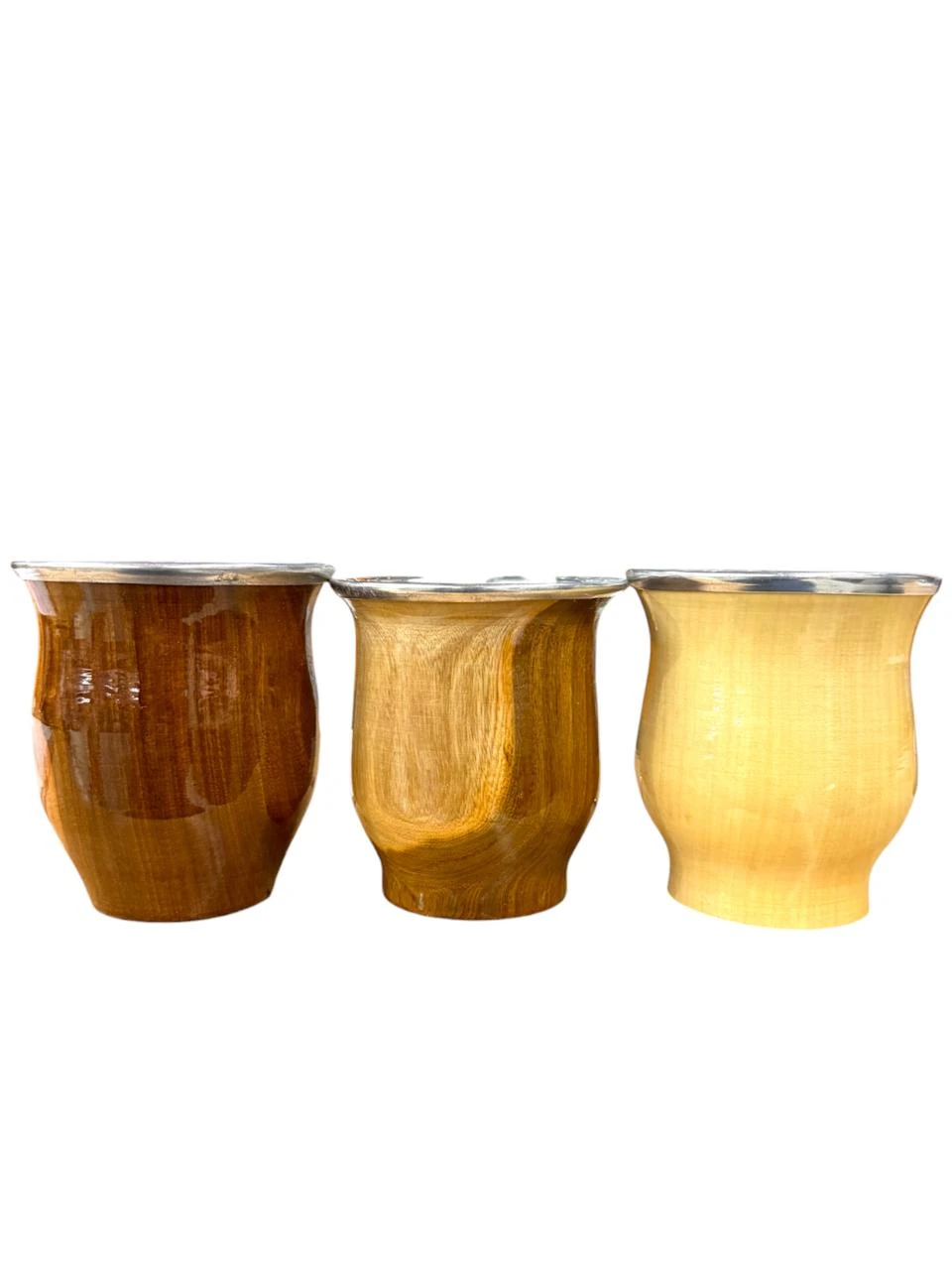 Mate madera copa virola aluminio