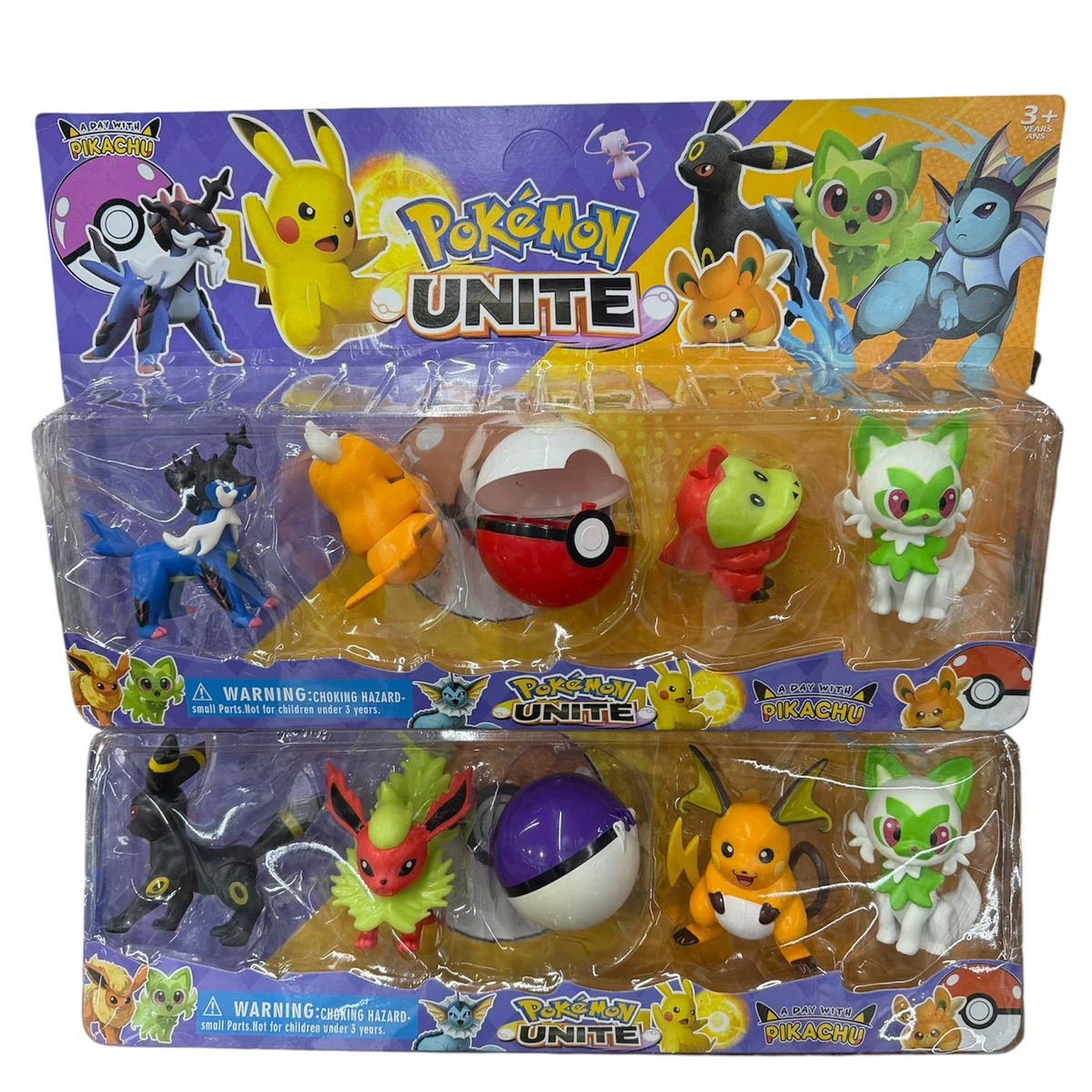 Pokemon x4 grande + pokebola