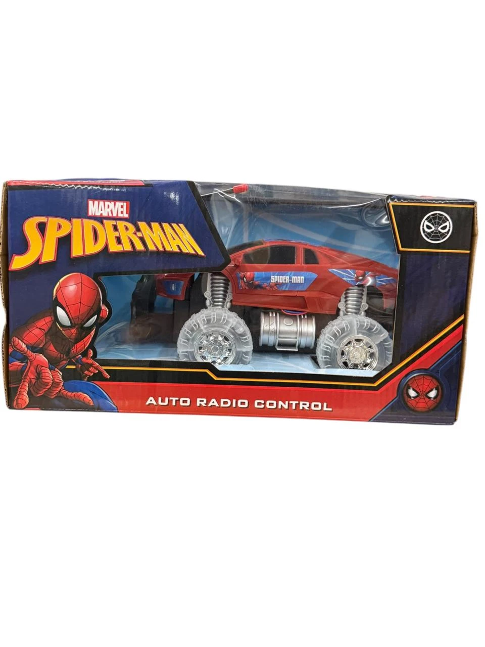 Auto spiderman control remoto c/ luz