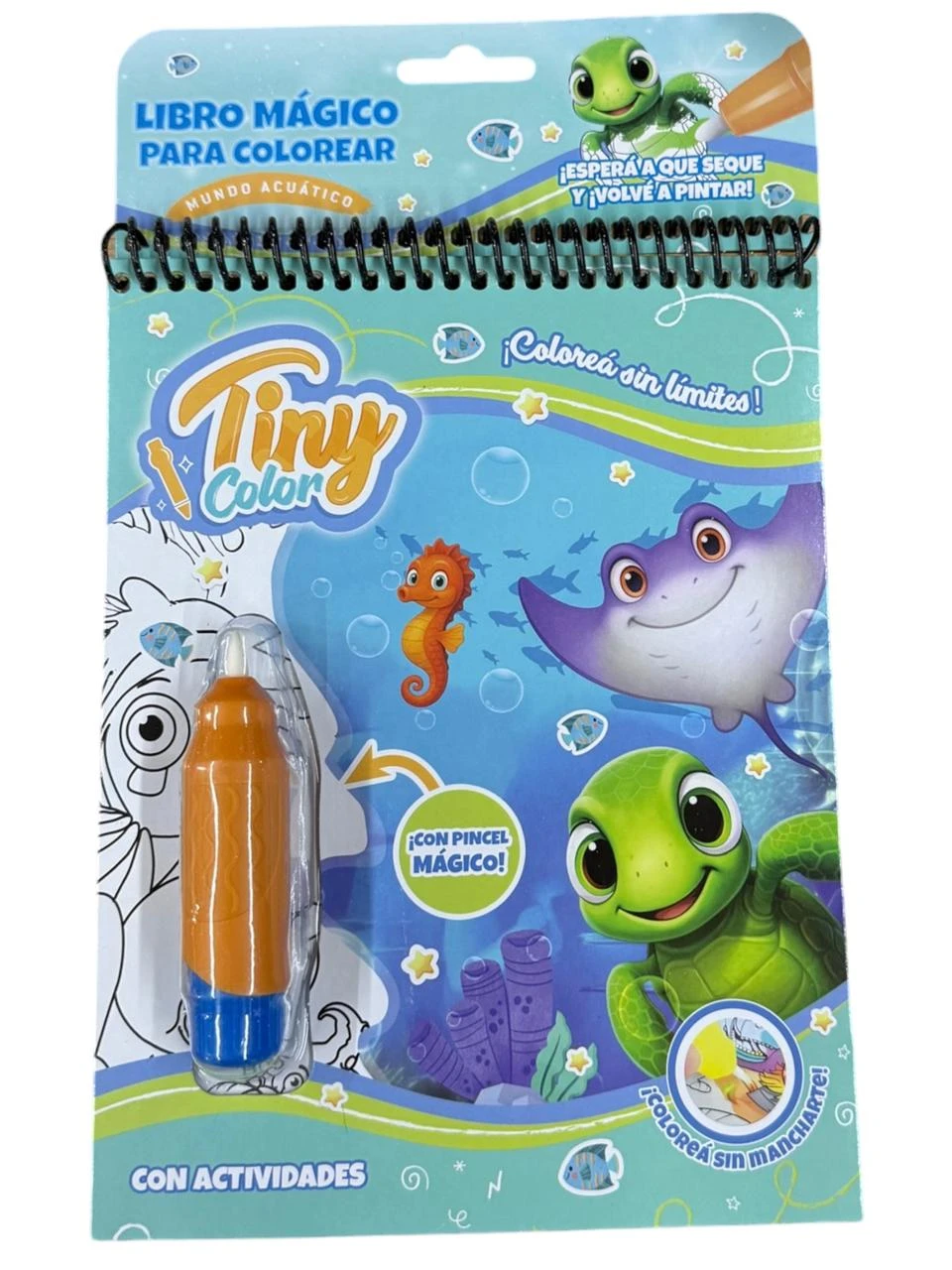 Libro magico para pintar marino