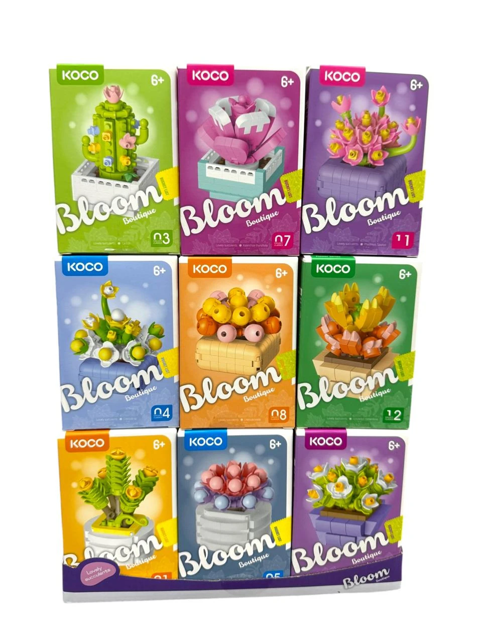 Mini bloques armables suculentas