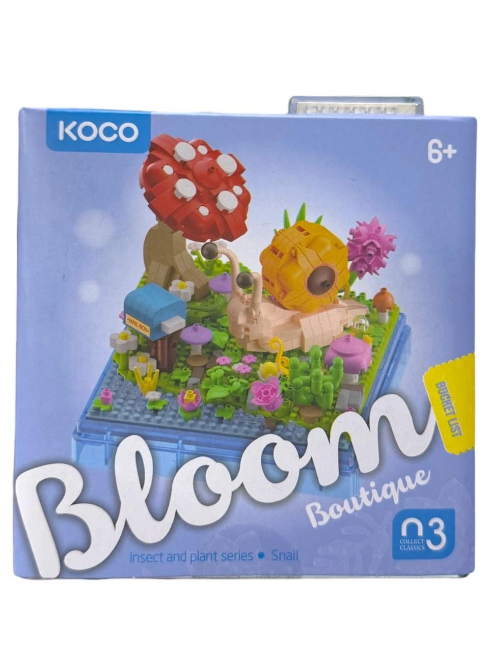 Mini bloques armables flores acrilico