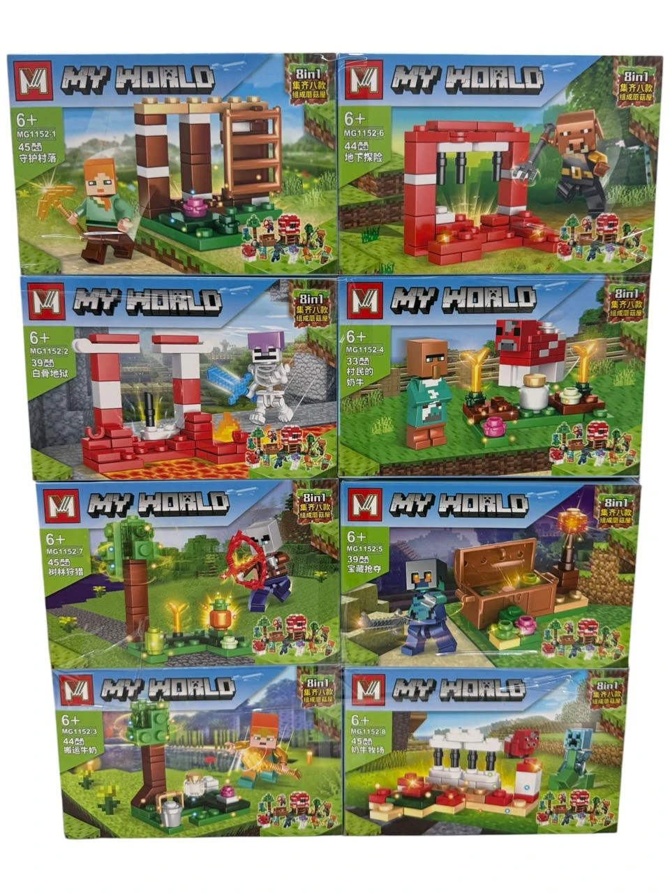 Lego minecraft chico