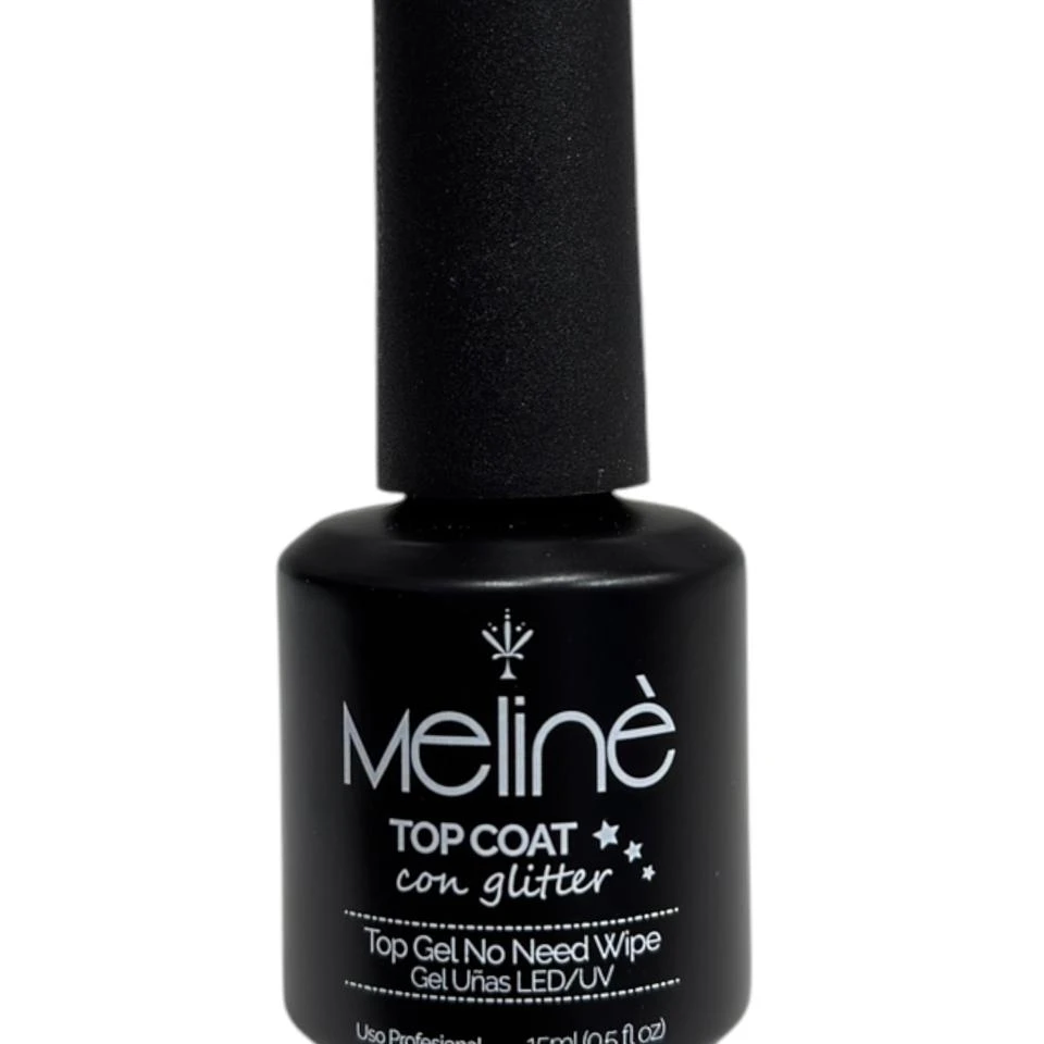 Top Coat Meline con glitter 15ml