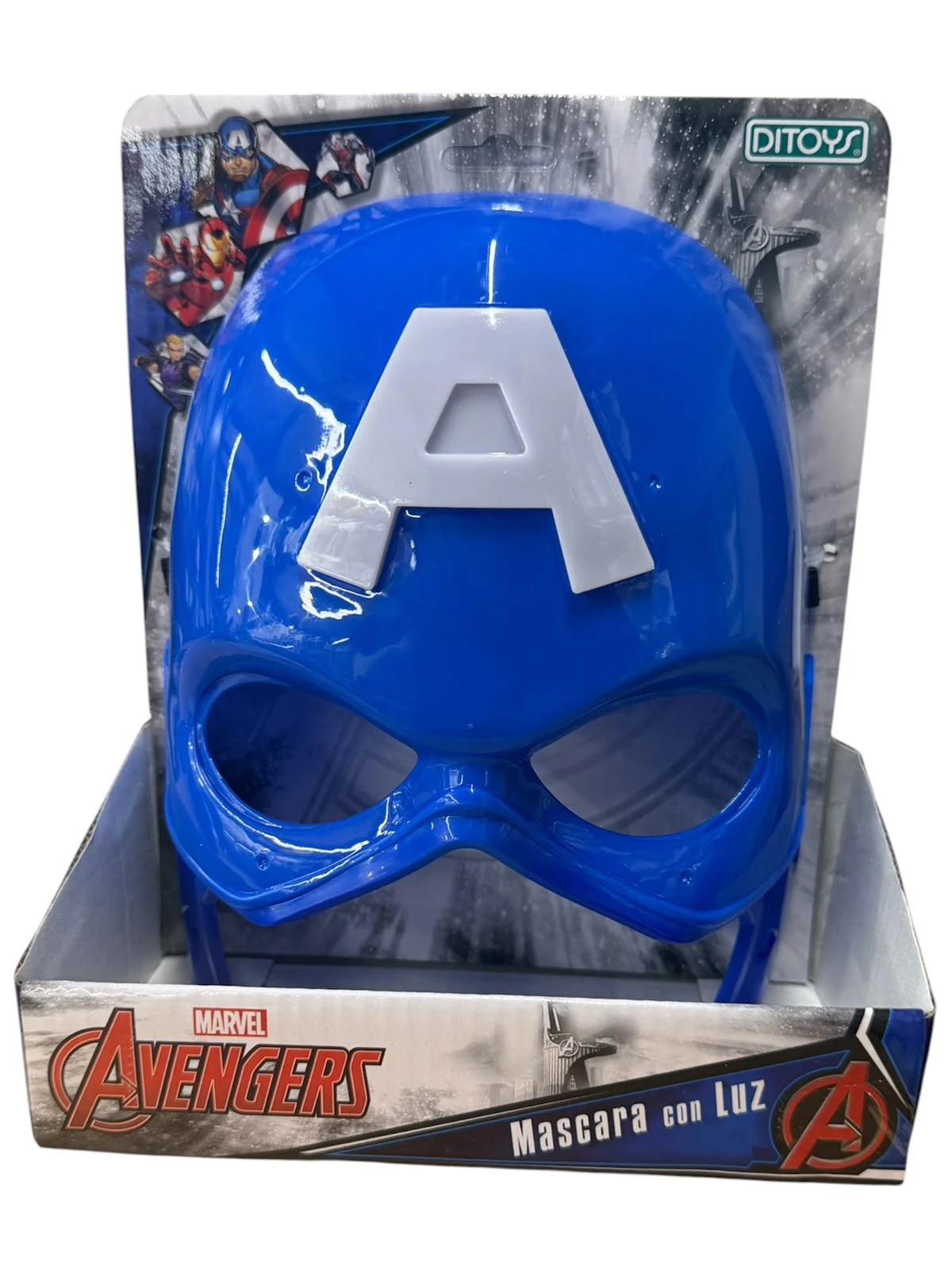 Mascara Capitan America Luz y sonido