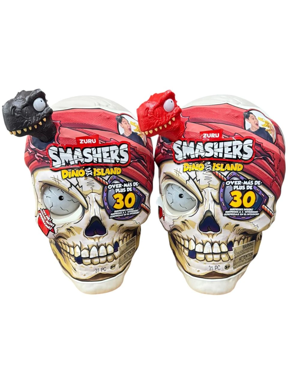 Smashers calavera dino +30 sorpresas