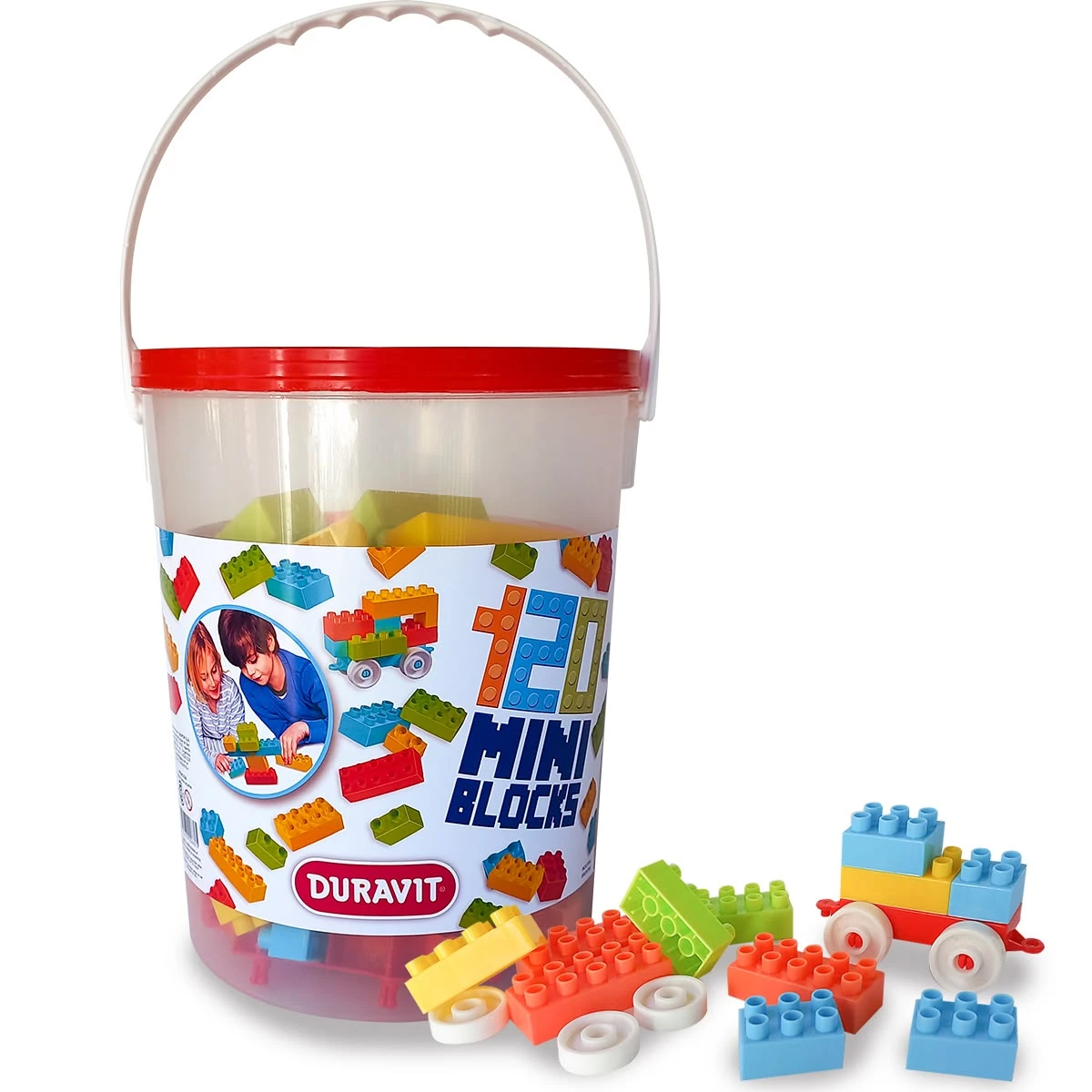 Balde Blocks chico x120 Pcs