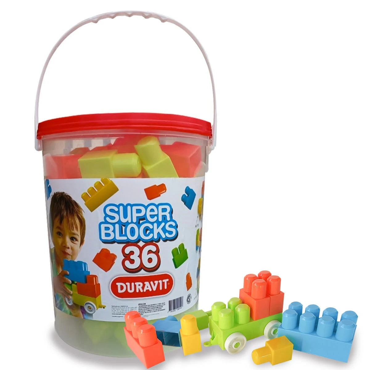 Balde c/Blocks Didactico