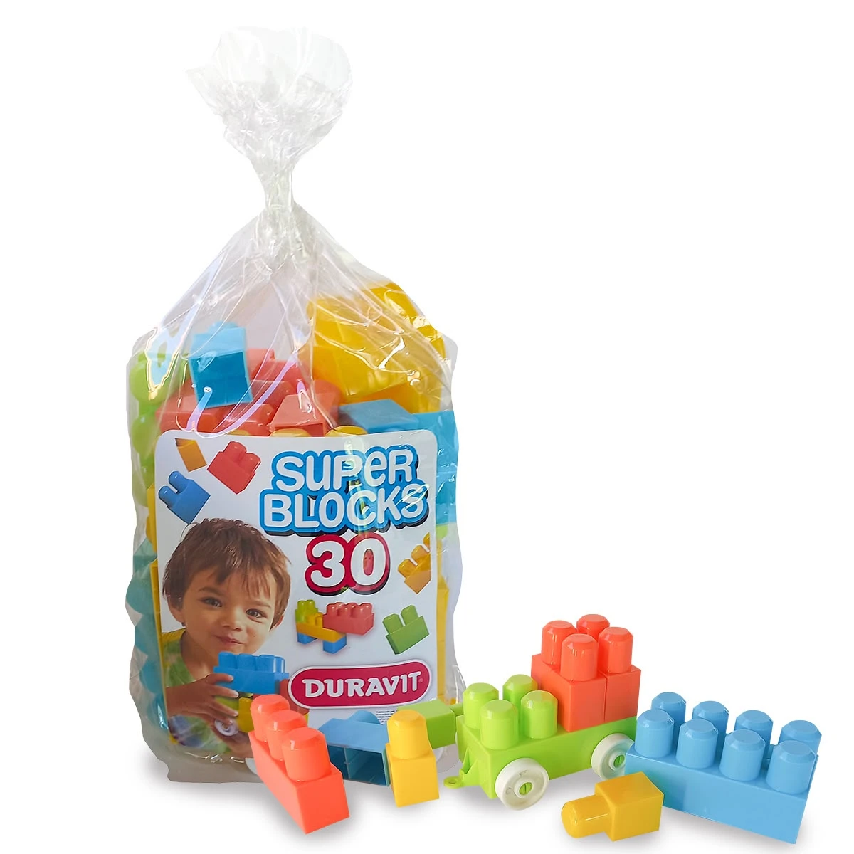 Bolso C/Blocks Didacticos x30Pcs